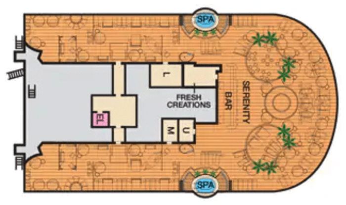 Ship Interior & Deck Plans on Carnival Vista